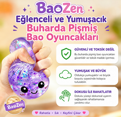 BaoZen™ – Puffy Bao Squishy | Yumuşacık, Stres Atan Kawaii Oyuncak